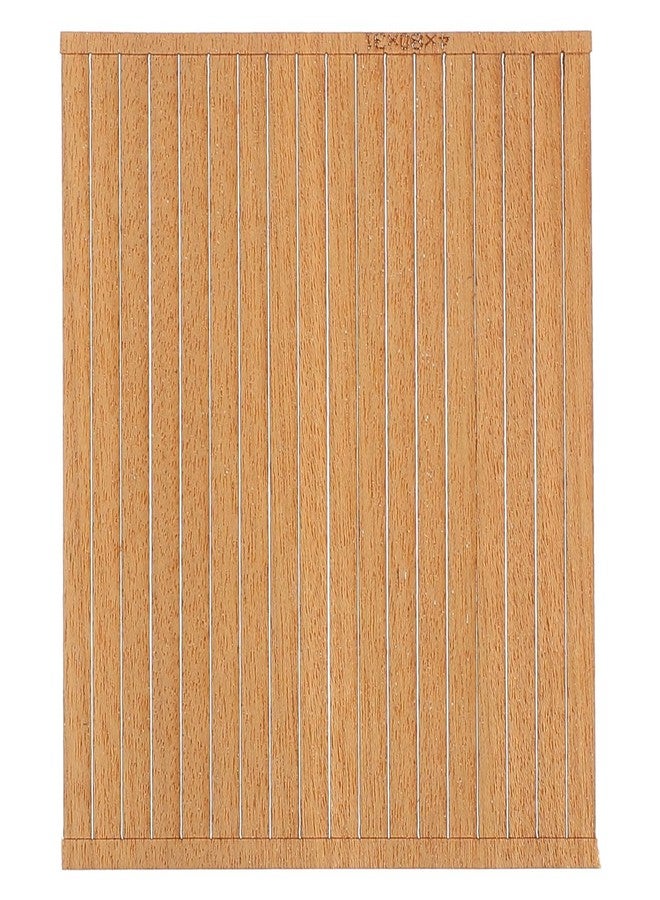 ياردوي شرائح أرضيات قوارب خشبية صلبة من ياردوي، مثالية لنماذج القوارب الشراعية المصغرة التي تصنعها بنفسك، وملحقات أرضيات قوارب بحرية متينة، ومواد سهلة التجميع لأرضيات القوارب الخشبية، مناسبة لبيوت الدمى والمشاريع الحرفية. - Image 1